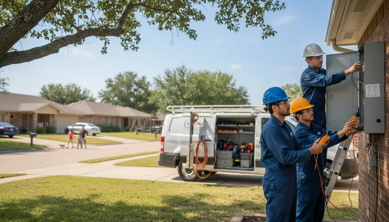 Certified electrician providing emergency electrical services in Wilton, ND